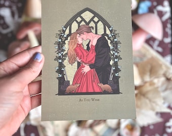 Buttercup and Wesley Print