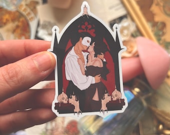 Spooky Couple Stickers (Red & Black)