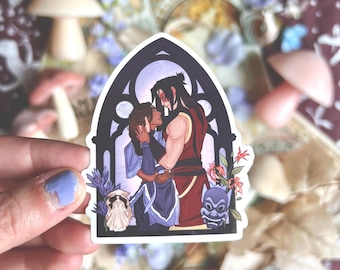 Zuko and Katara Sticker