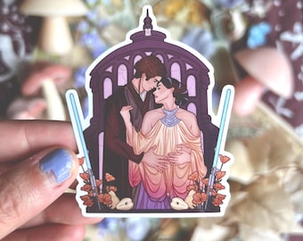 Anakin and Padme Sticker