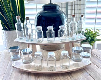 2-Tier Baltic Birch Display Stand: Craft Show Tabletop Shelving