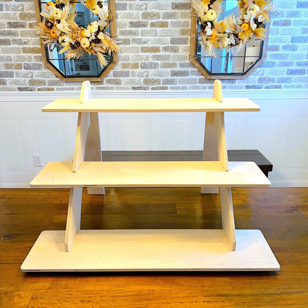 Xl-plus 3-tier Wood Display Stand - Etsy