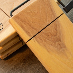 Cheese Slicer, Hand Crafted Wood Elm Wood