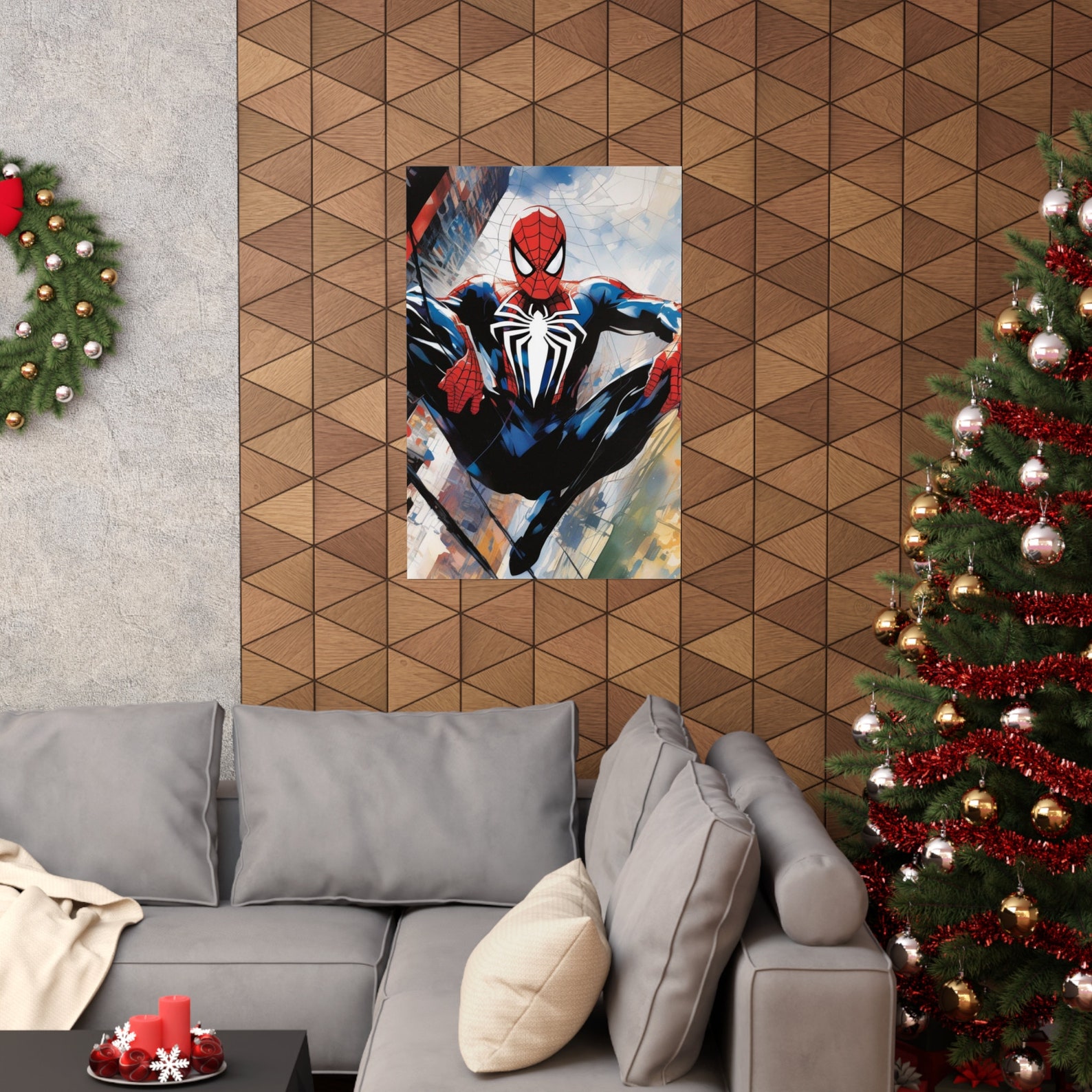 Dynamic Spider-man Airborne Action Poster - Ultimate Superhero Wall Art ...