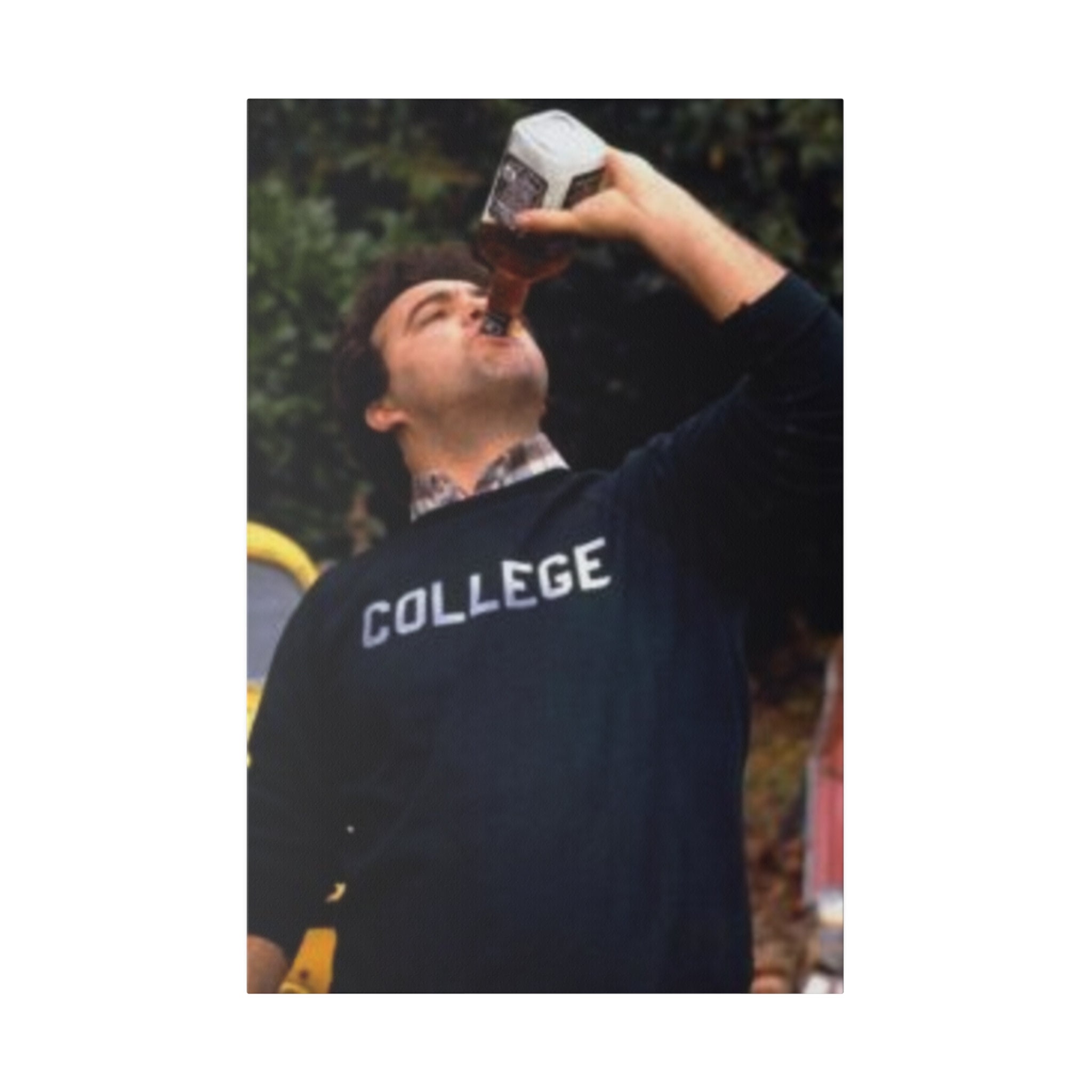 Animal House John Belushi Chug Poster Custom Canvas Wall Print Etsy