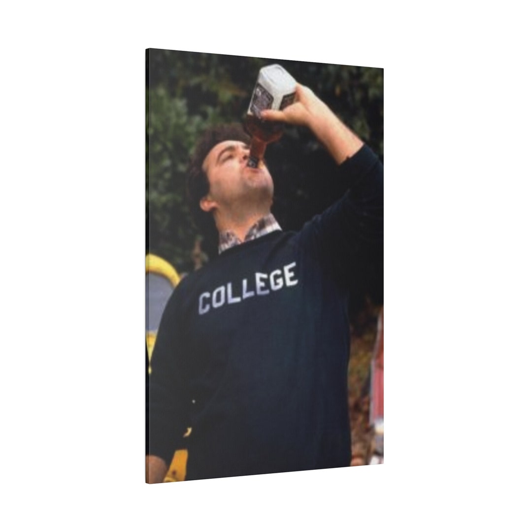Animal House John Belushi Chug Poster Custom Canvas Wall Print Etsy