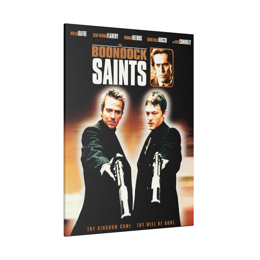The Boondock Saints Movie Poster Custom Canvas Wall Print - Etsy