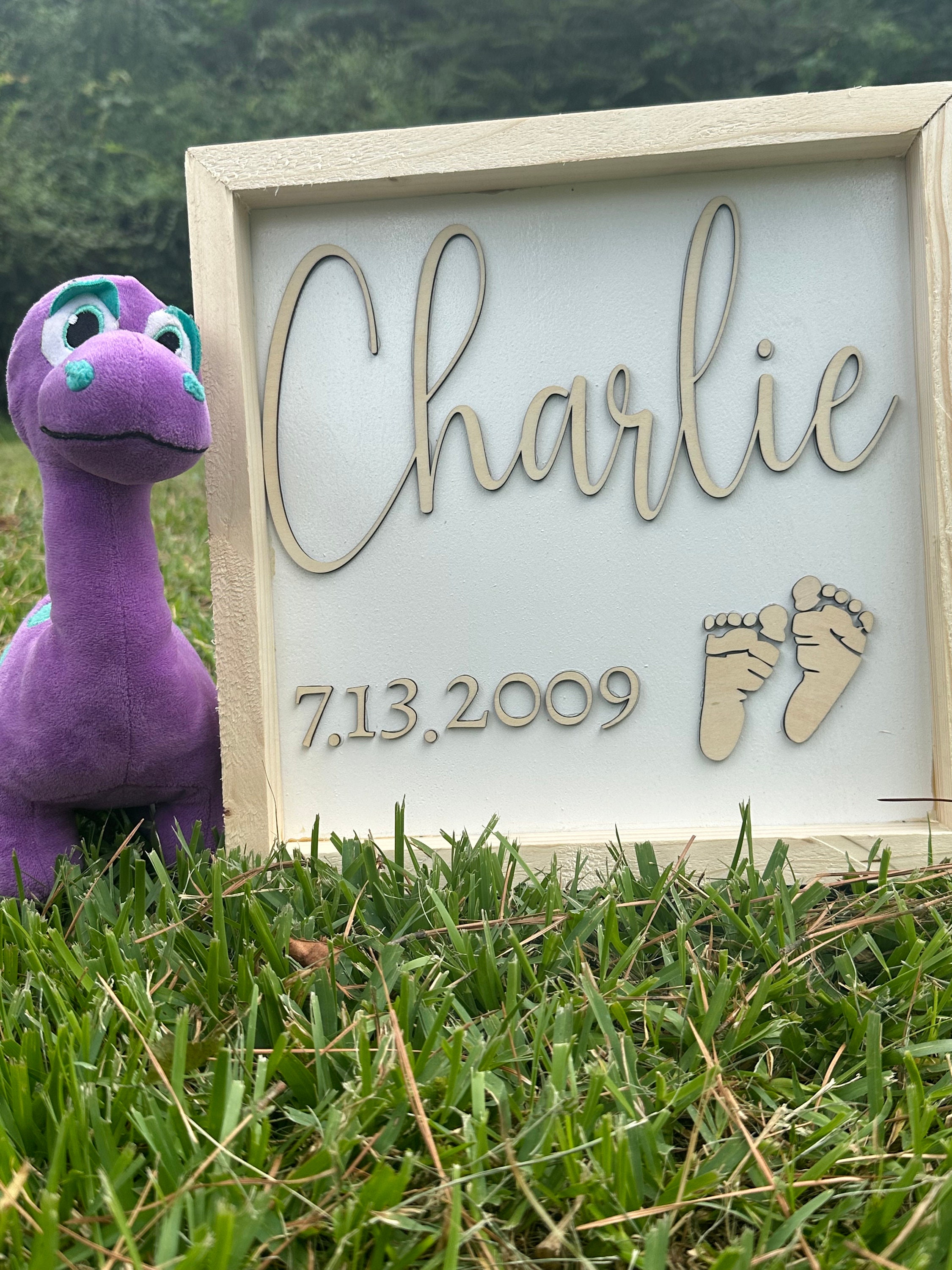 12x12 Footprint Signs - Etsy