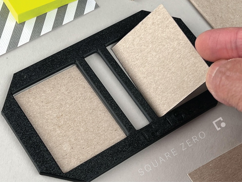 Sticky Notes Bookbinding Template Guide for Sticky Note Pads Hard Cover ...