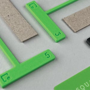 Thin T-spacer Tools for Book binding | Cover making miter tool | Bookbinding Fan Fiction Scrapbooking Album Gift Hard Cover Made in USA