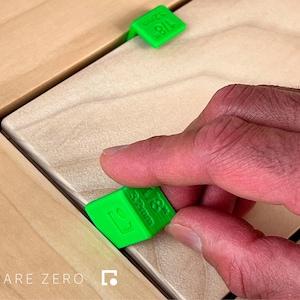 Espaceurs pour portes et tiroirs : kit d'outils d'alignement pour le travail du bois, imprimés en 3D avec précision