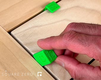 Door and Drawer Reveal Spacers: Woodworking Alignment Tool Kit, Precision 3D Printed