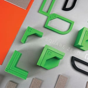 Box Maker's Kit: 3D Magnetic Corner Clamps & Precision Corner Turn-in Cutting Jig Set | 90 Degree Clamps | Make Custom Boxes | Crafting Gift