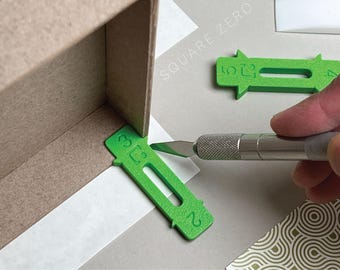 Box Making Finish Miter Tool 45 Degree Corner Cutting Guide for Flawless Cardboard Crafts