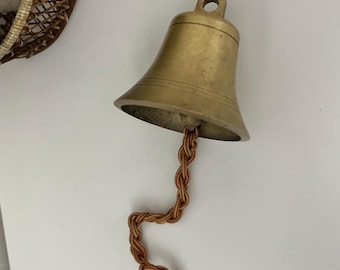 Vintage Nautical Brass Fog Bell