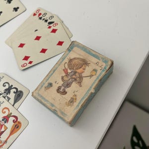 Vintage Hallmark Betsey Clark Mini Playing Cards