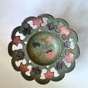 Vintage Brass Decorative Bowl