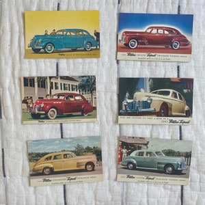 Vintage Pontiac Postcards