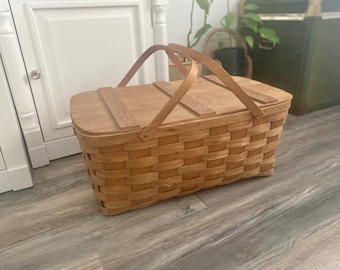 Basketville Picnic Basket Putney Vermont Vintage - Etsy