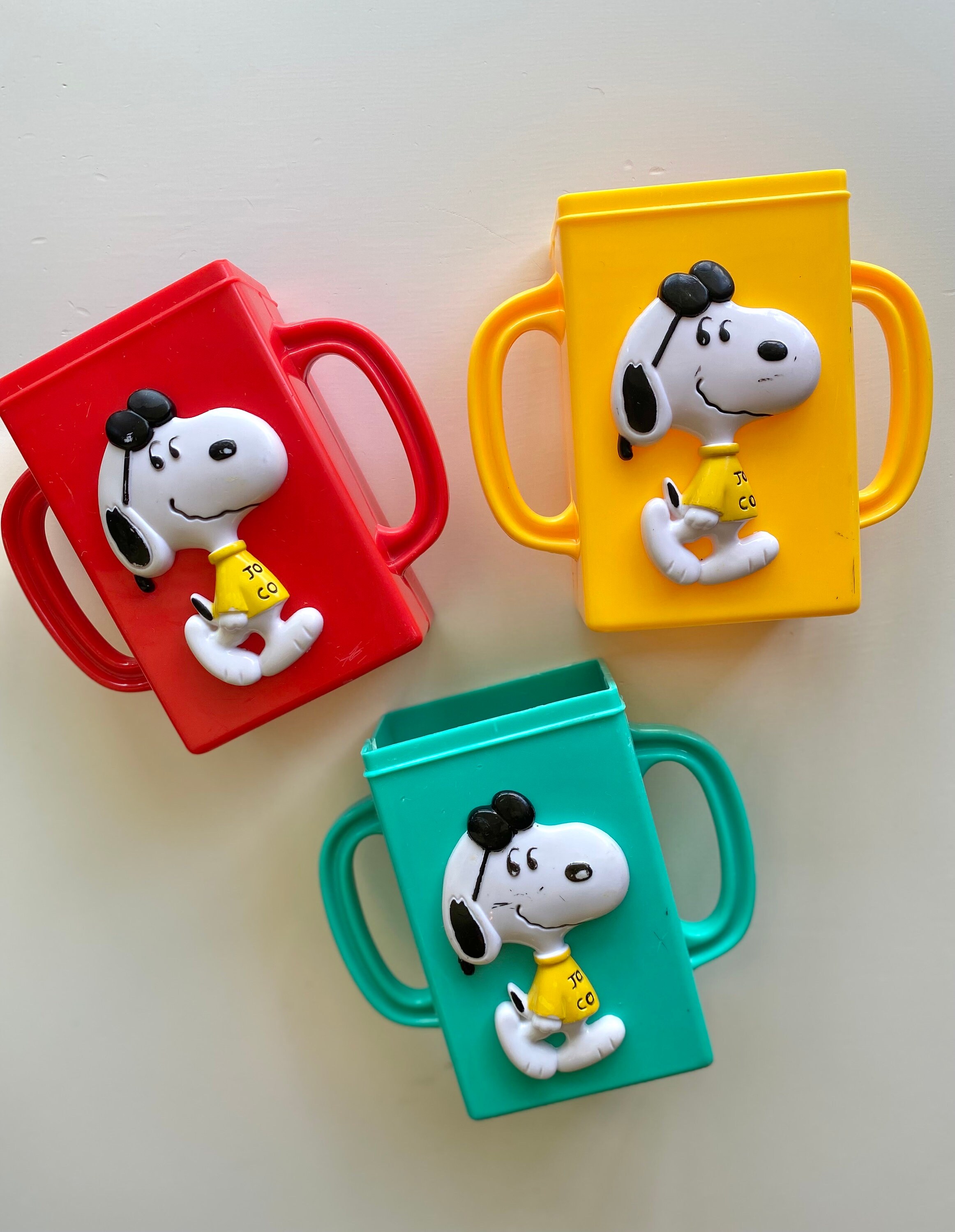 SNOOPY OLD ２体SET Snoopy Sports Car & Tank - Peanuts Die Cast Vehicles - Lot