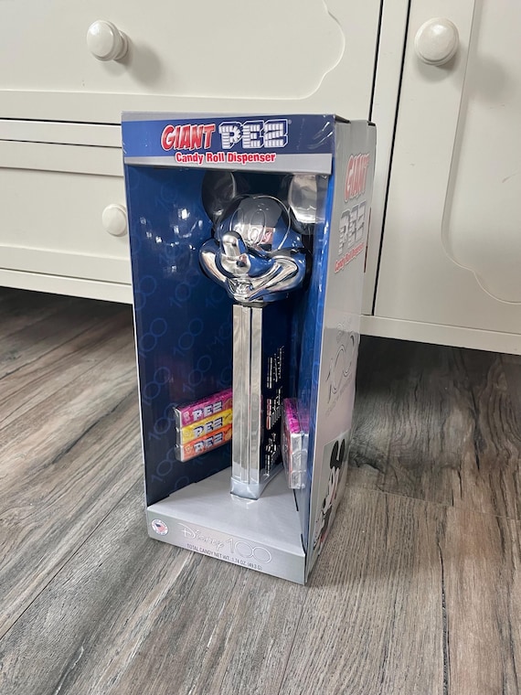 Giant Pez Disney Mickey Mouse Dispenser & Candy, 100 Years of