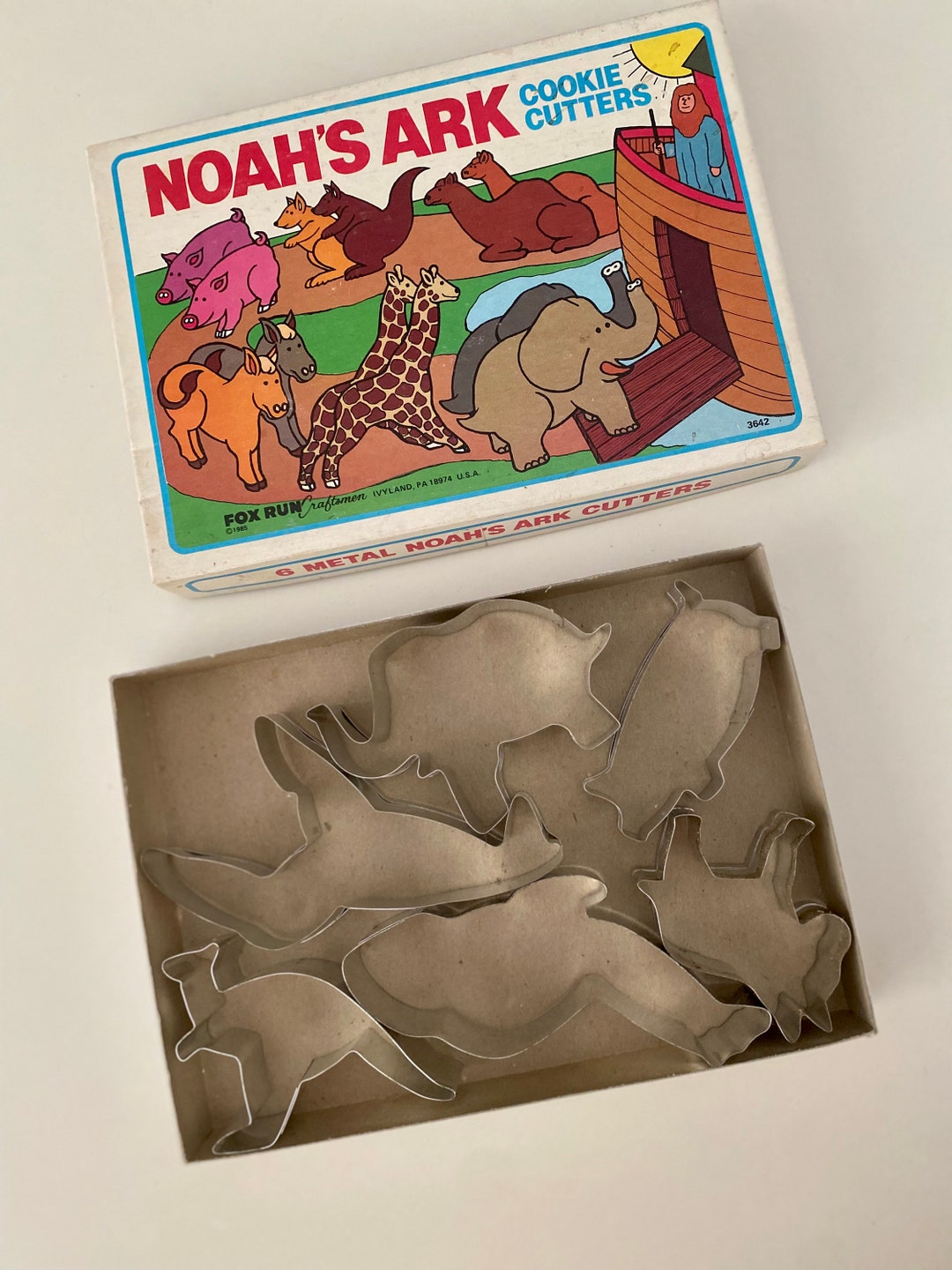 Vintage 1985 Noah’s Ark Cookie Cutters - Etsy
