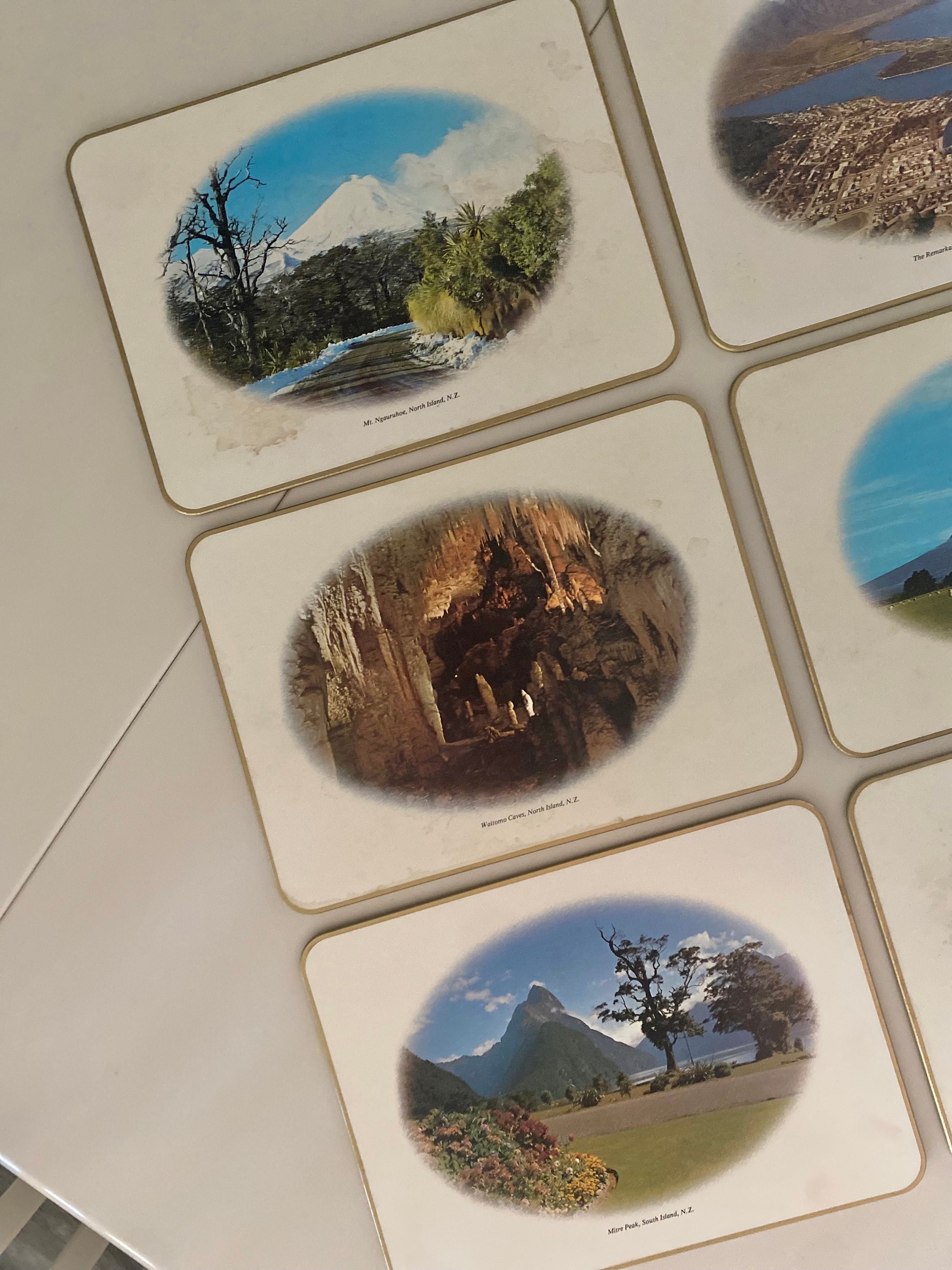 Jason Placemats of Distinction Scenic Set of 6, Made in New