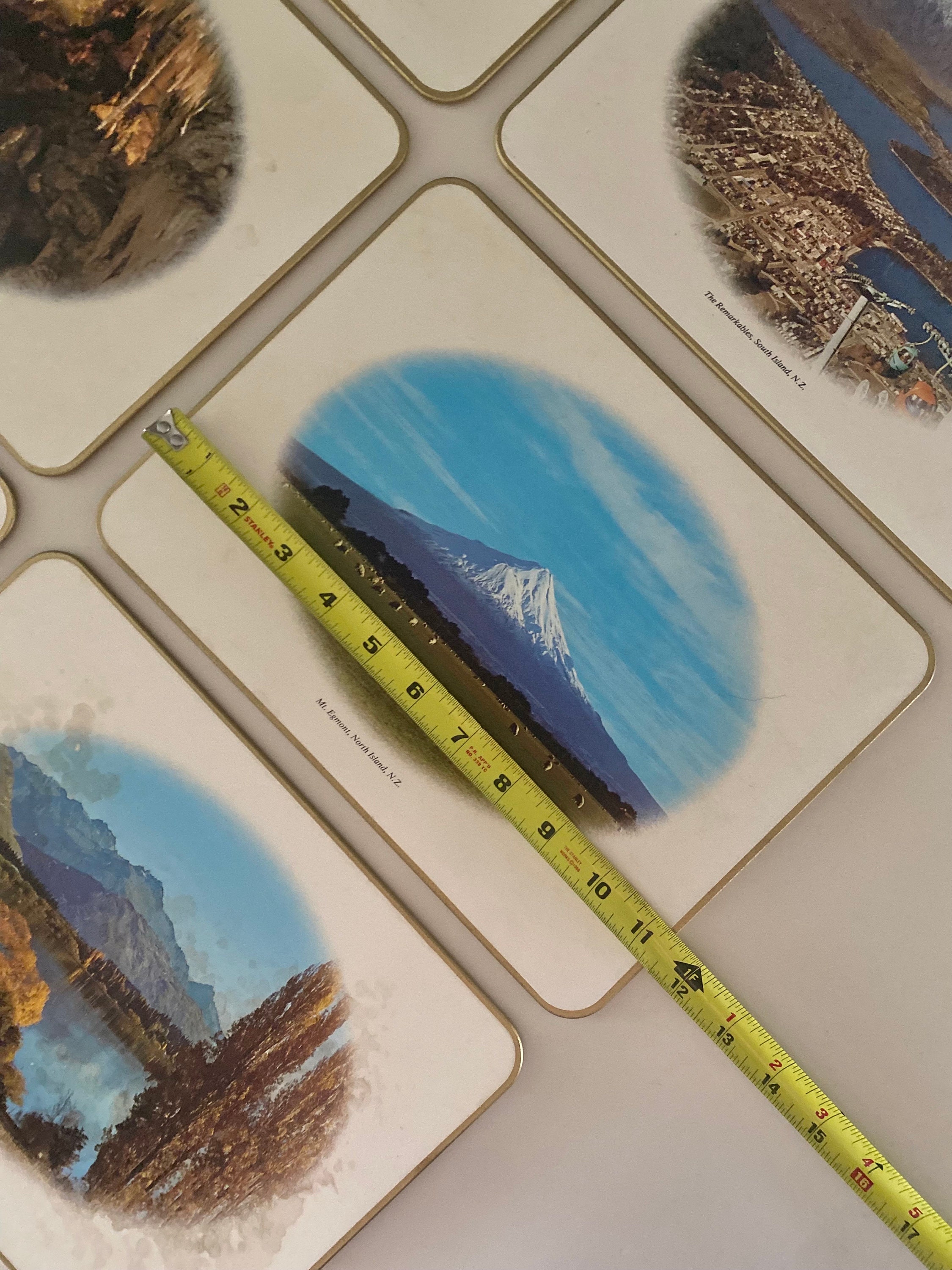 Jason Placemats of Distinction Scenic Set of 6, Made in New