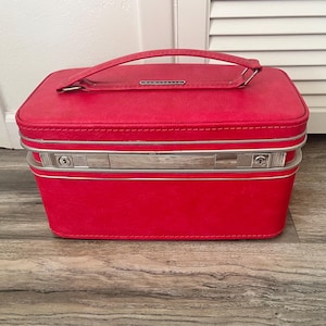 Vintage Samsonite Makeup Case Red - Etsy