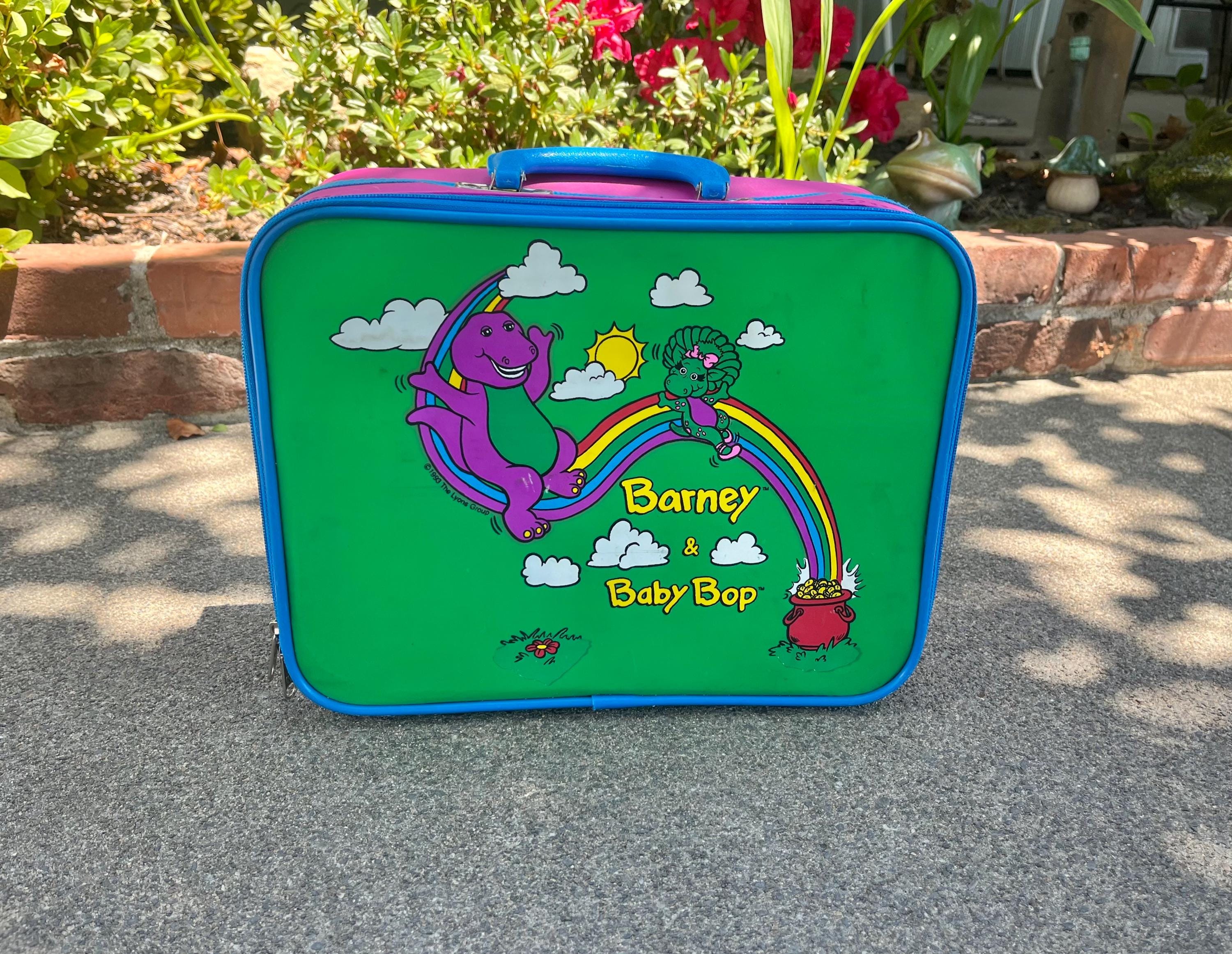 Barney Suitcase - Etsy