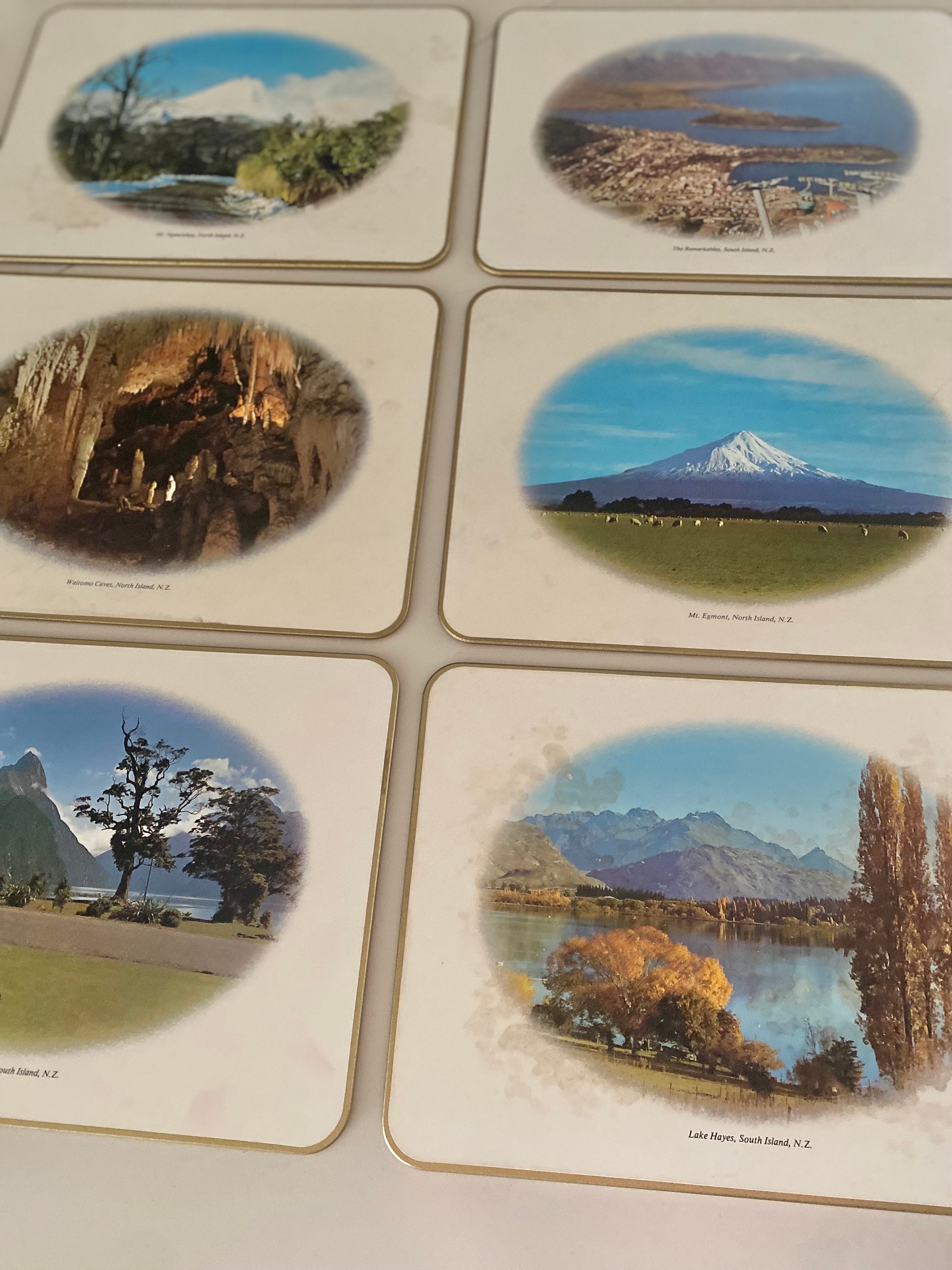 Jason Placemats of Distinction Scenic Set of 6, Made in New