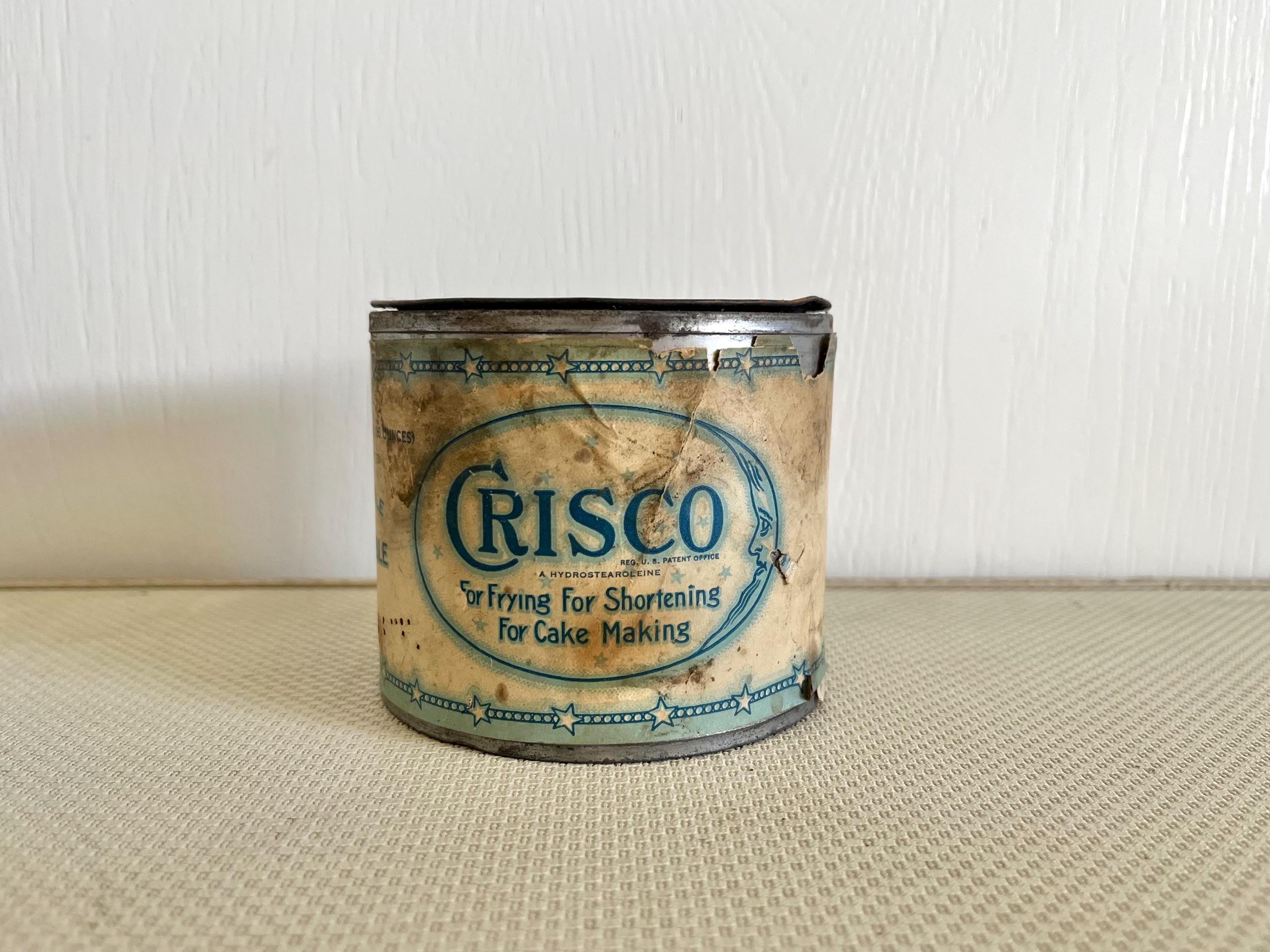 Vintage Crisco Shortening Tin Can - Etsy