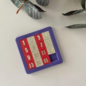 Vintage Slide Puzzle, 1980s