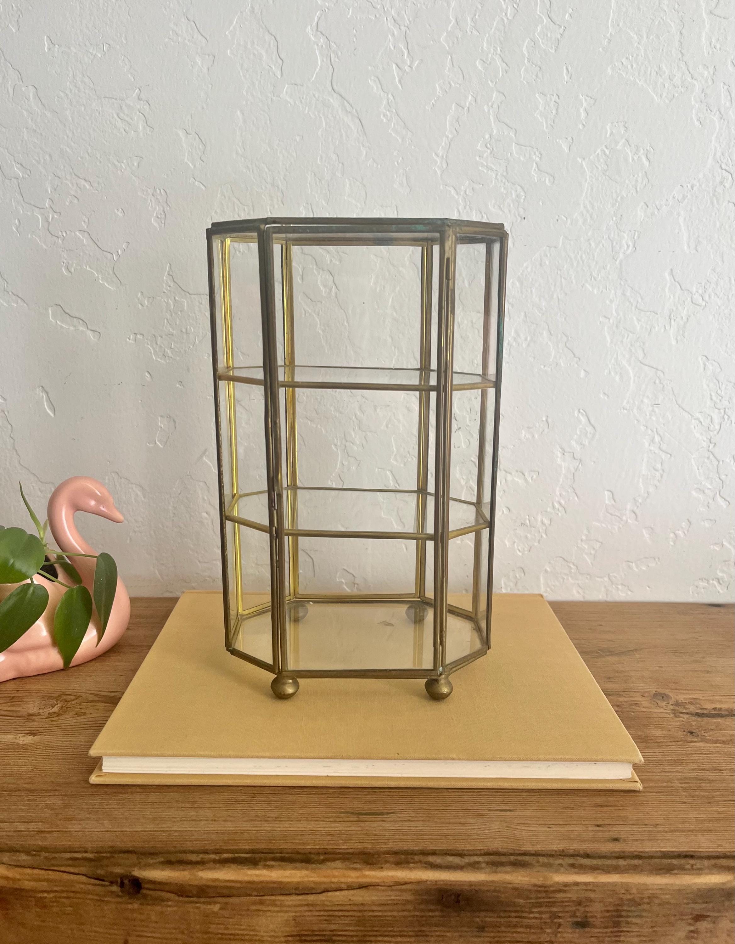Antique glass display cabinet - Etsy 日本