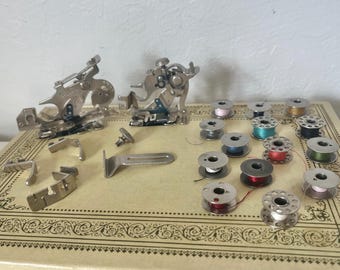 Sewing Machine Parts Attachments and Thread
