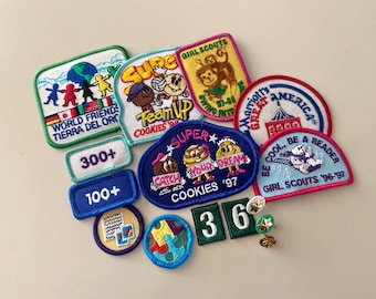 Vintage Girl Scouts Patches Badges