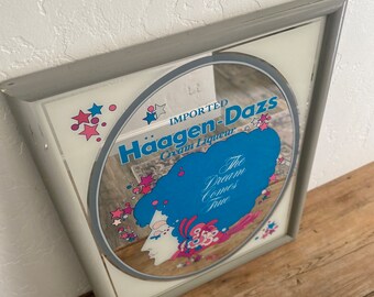 Vintage Haagen-dazs Imported Cream Liqueur Peter Max Advertising