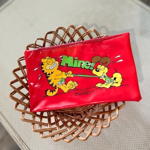 Garfield Zipper Pencil Case Pouch, 1978
