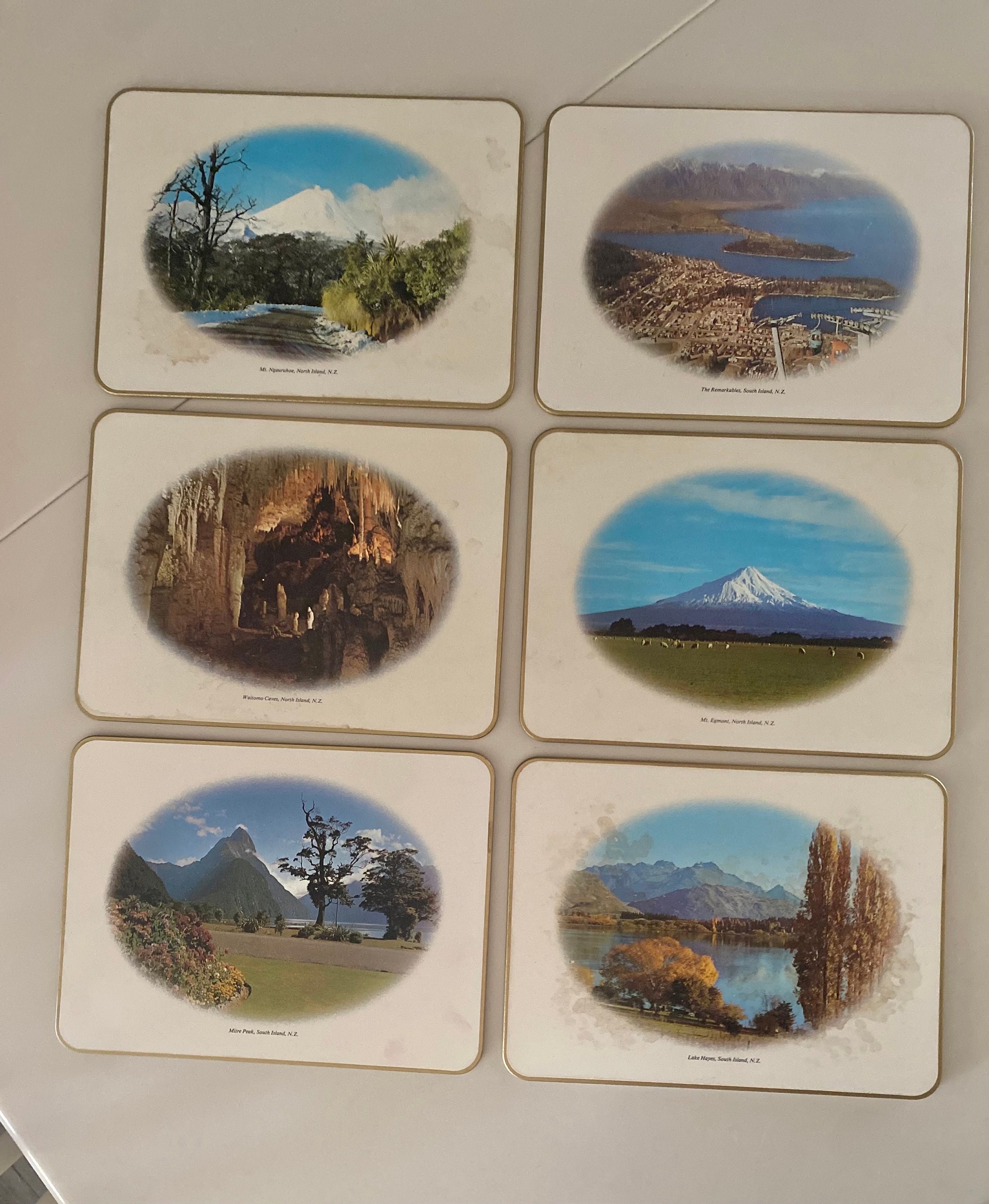 Jason Placemats of Distinction Scenic Set of 6, Made in New