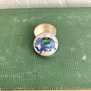 Vintage Sterling Silver 925 Pill Jewerly Box