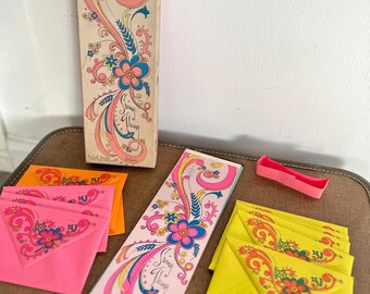 Vintage Swing Thing Colorful Stationery Set