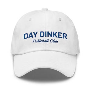 Day Dinker - pickleball hat - (navy embroidery)