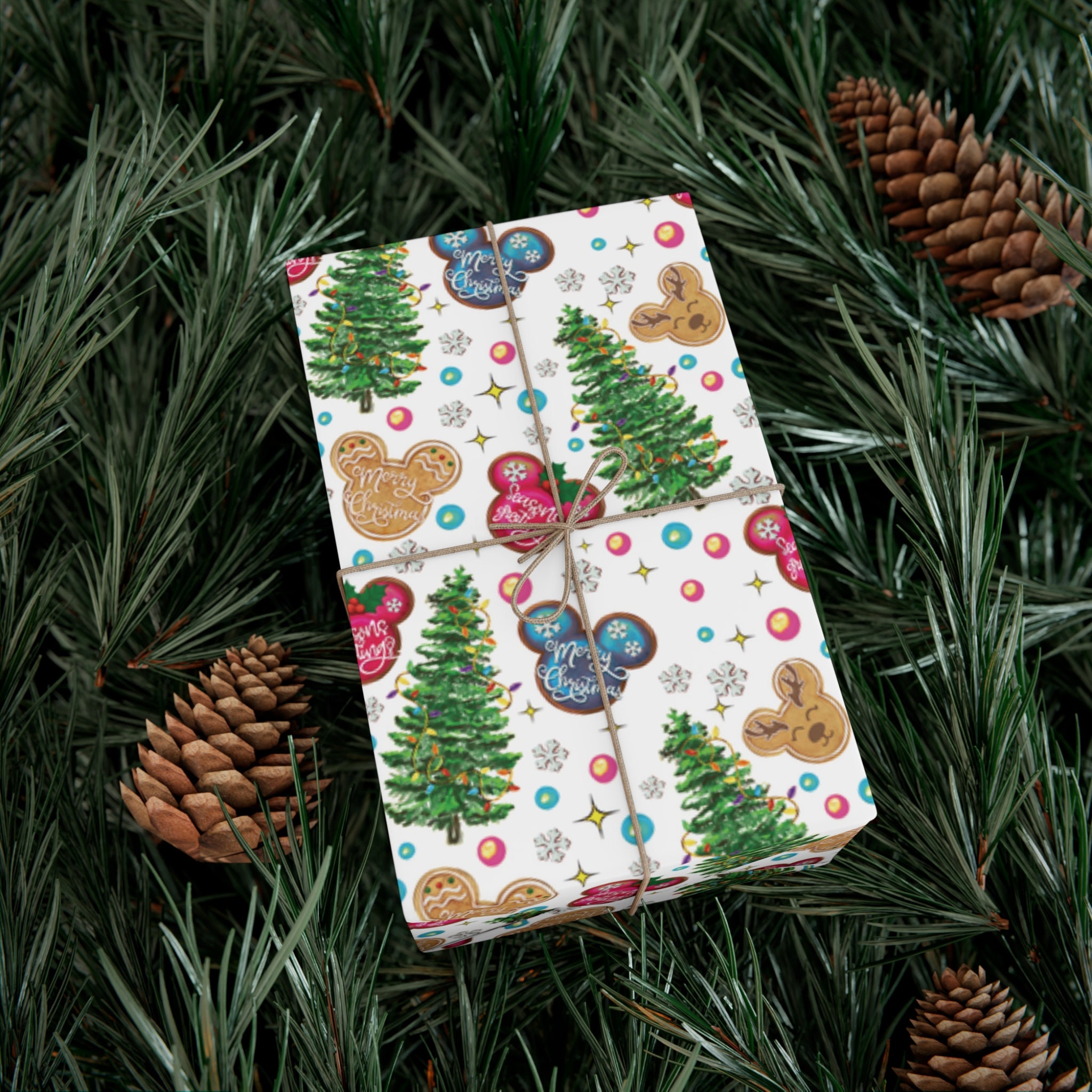 Christmas Wrapping Paper, Disney Christmas Wrapping Paper, Magical