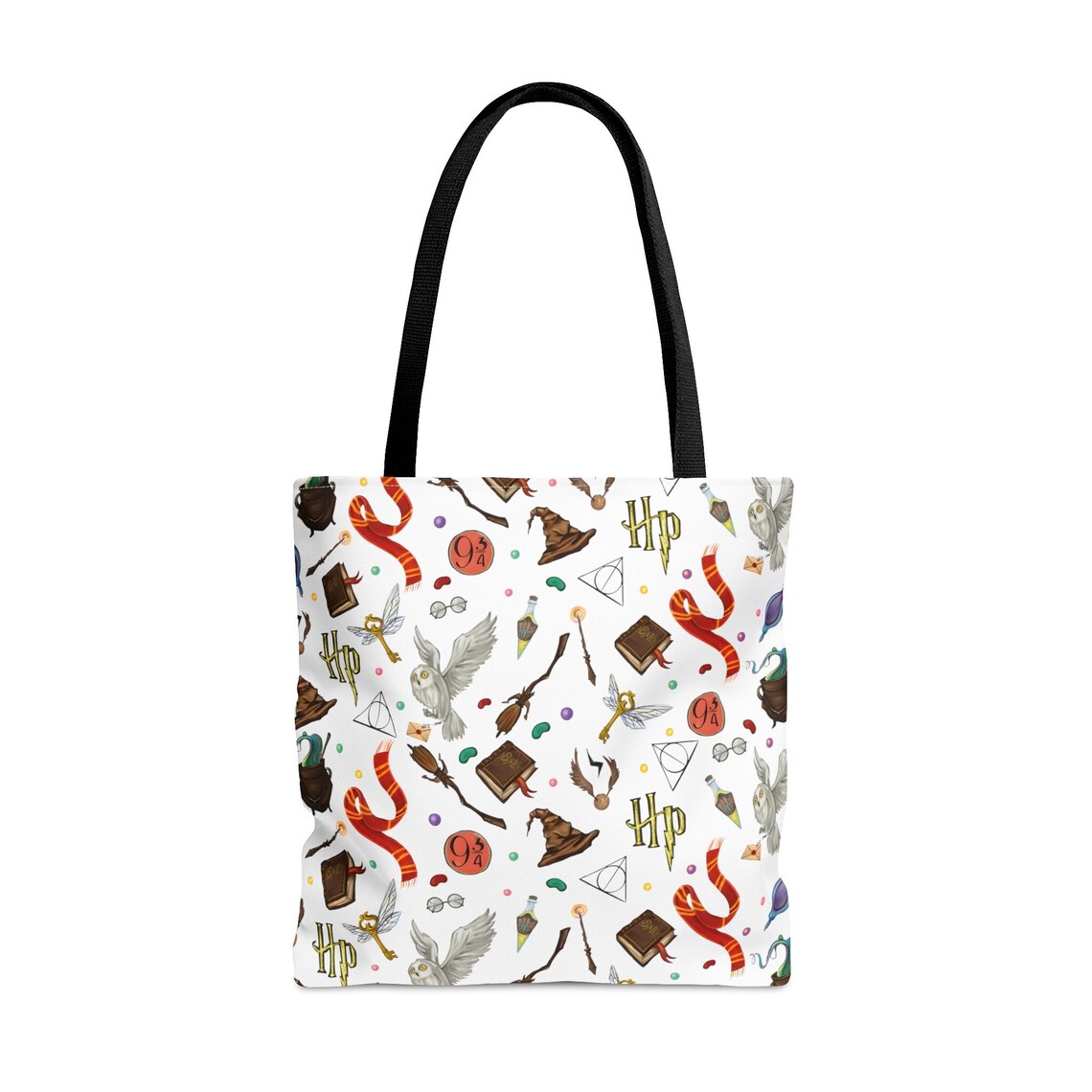 Wizard Tote Bag Wizard Witch Tote Bag Wizard Magic School Etsy