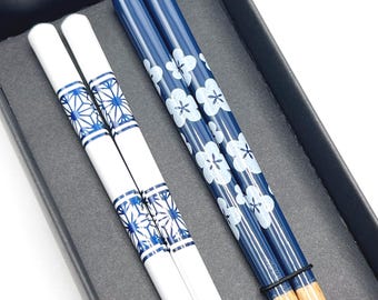 Japanese Artisan Gold Silver Chopsticks Gift Set - Mizuhiki Gift