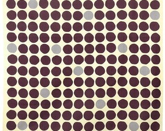 Brown Polka Dots Large Japanese Furoshiki Wrapping Cloth 35"x35"/Gift Wrap/Knot Bag/Eco-friendly Fabric Wrap/Table Runner/Made in Japan