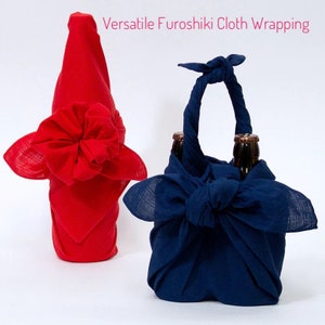 Japanese Furoshiki Wrapping Cloth: Organic Cotton Reusable Gift Wrap ...