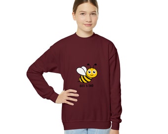 Bee Kind Youth Crewneck Sweatshirt