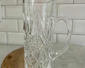 Vintage Cristal D’Arques Barware Coctail Pitcher