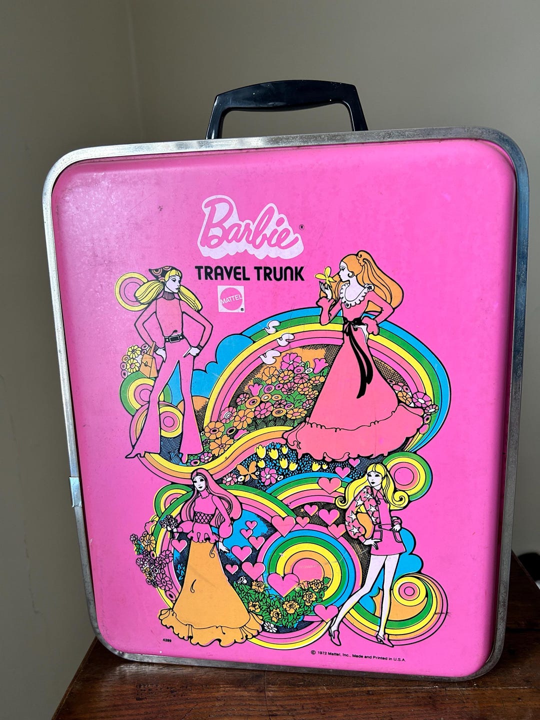 Coffret De Voyage Barbie Mattel 1996 – Set Portable Pliable Avec Accessoires